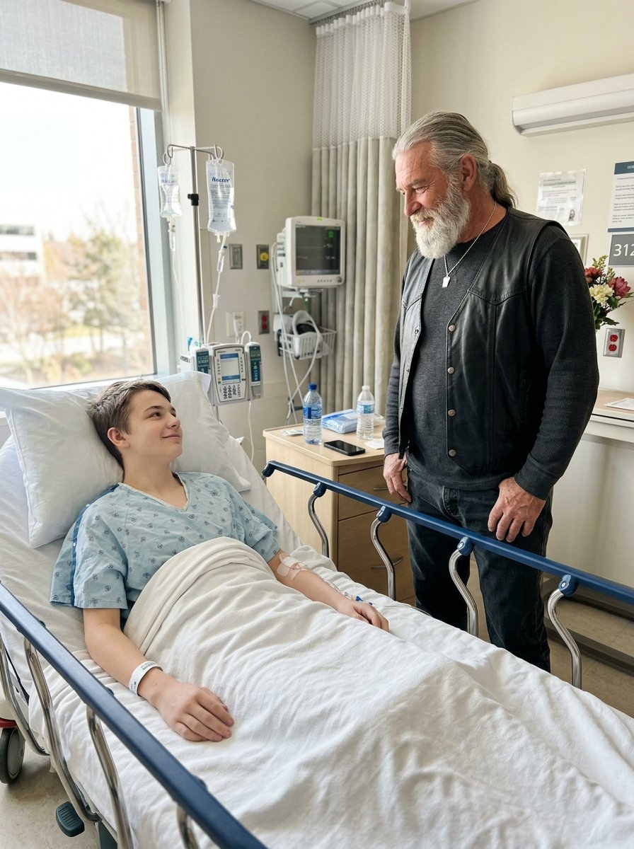 The Biker Who Hit My Son Visited Every Day Until He Woke Up and Said One Word