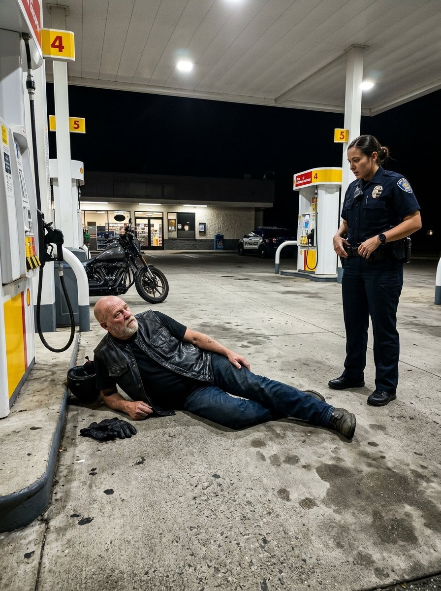 Biker Collapsed in Front of My Store Shaking and Cops Told Me to Leave Him There