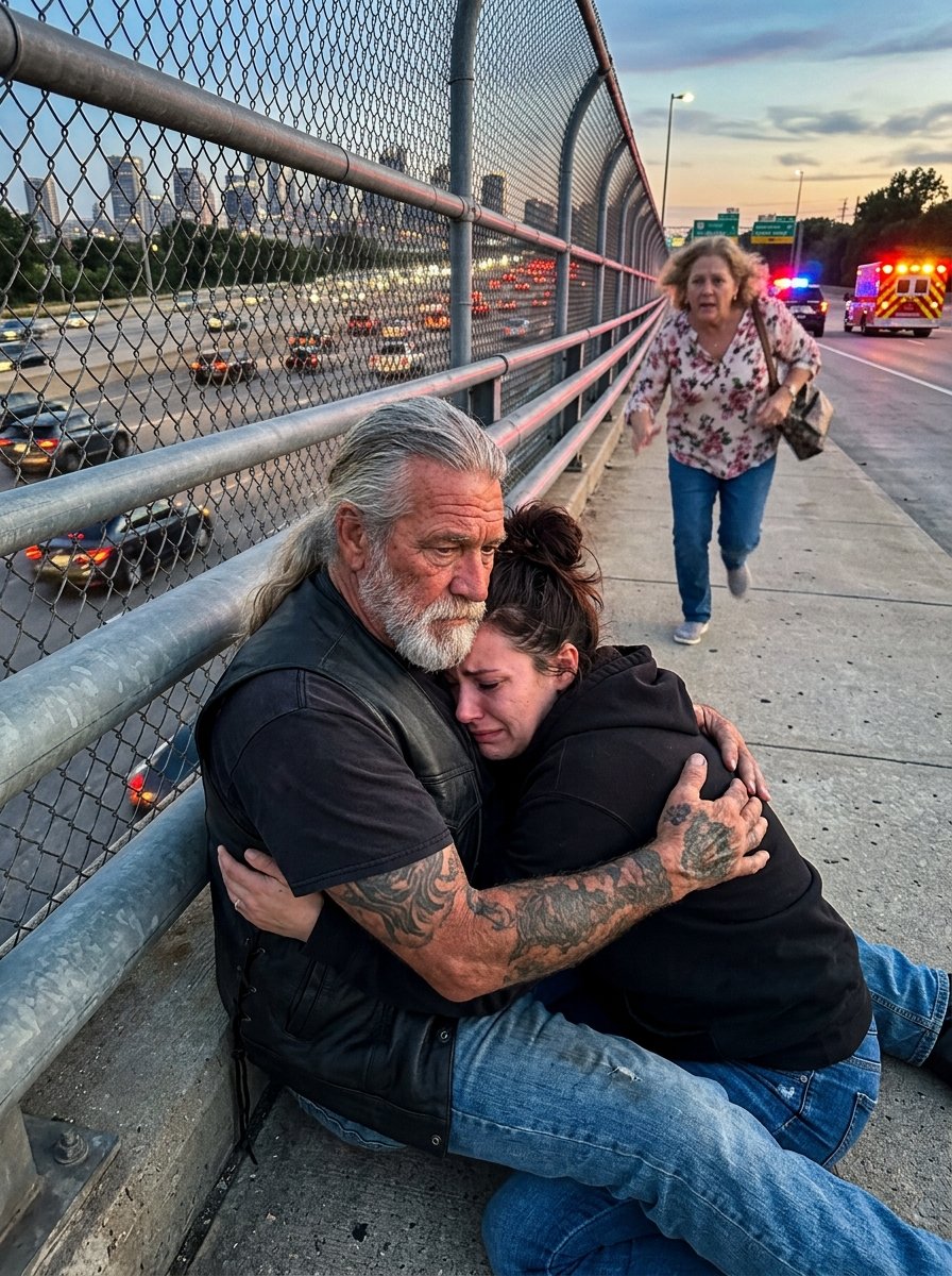The Biker Who Stayed Beside Me on the Worst Night of My Life