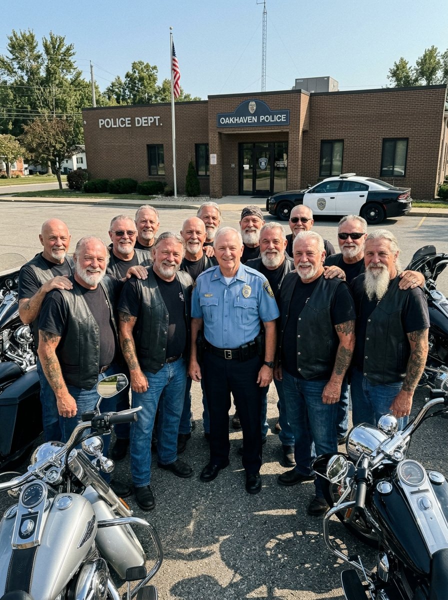 The Morning Dozens of Bikers Surrounded My Police Station
