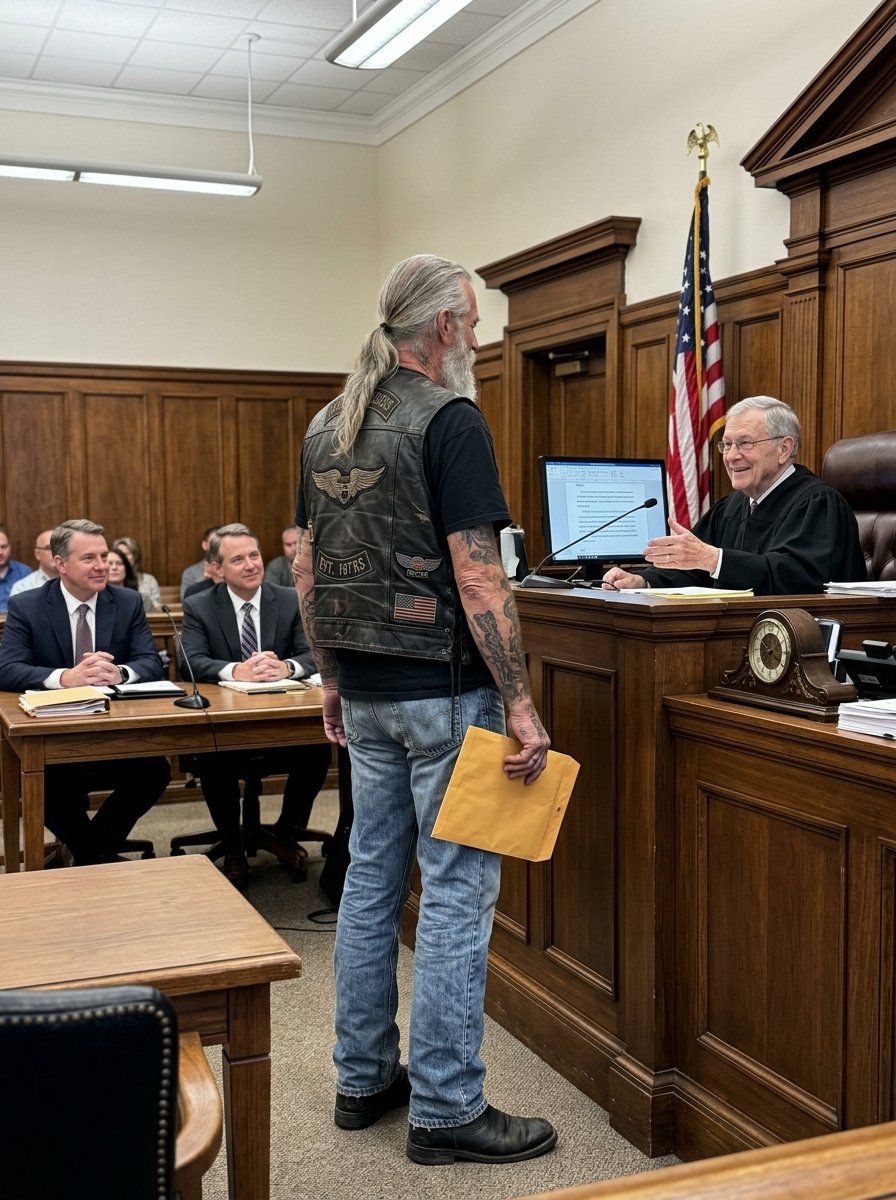 The Biker Who Walked Into My Custody Hearing After Seventeen Years