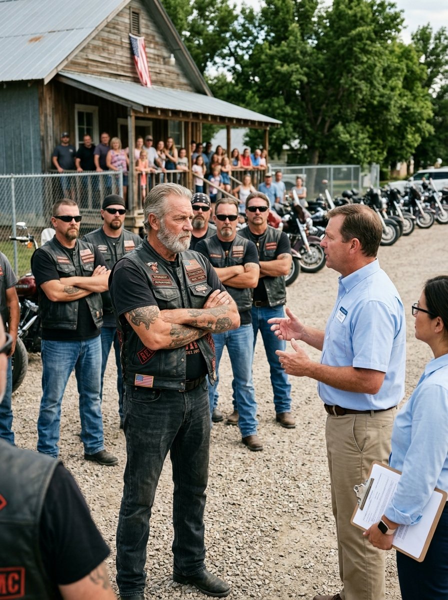 Bikers Took Over The Abandoned Lot Next To Our Women’s Shelter