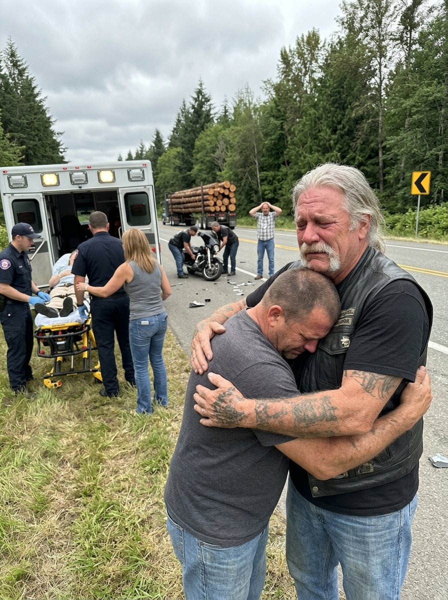 A Biker Blocked an Ambulance With His Motorcycle While Everyone Screamed at Him