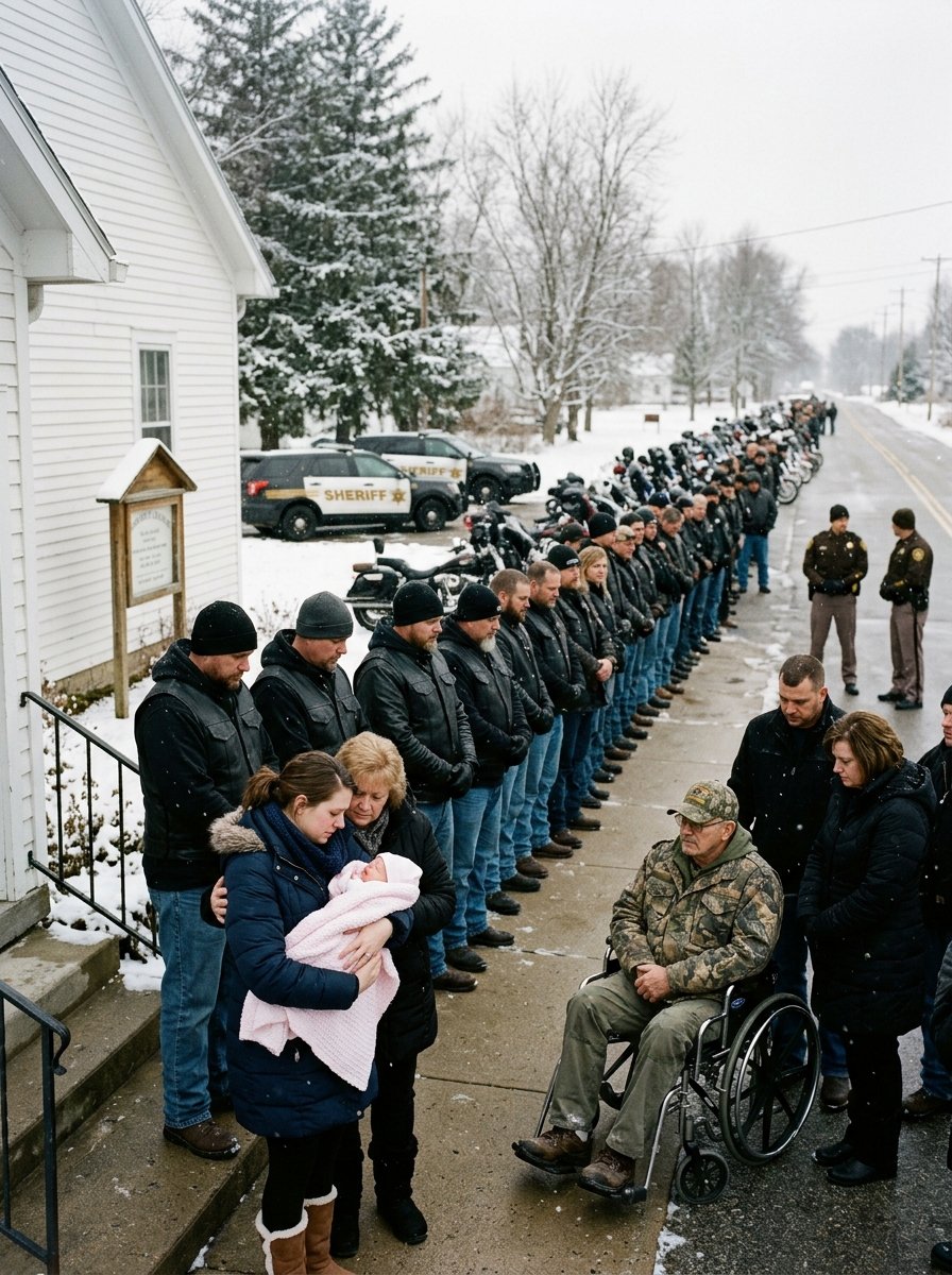 Forty-Three Bikers Surrounded a Church After Discovering What a Landlord Had Done to a Pastor’s Family