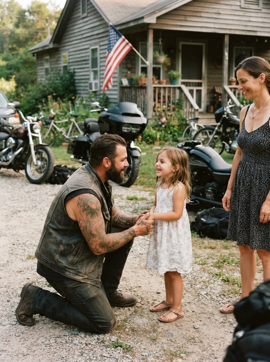 MIA RAN BAREFOOT TO THE BIGGEST BIKER — THEN HE REVEALED SHE WASN’T THE ONLY CHILD IN DANGER