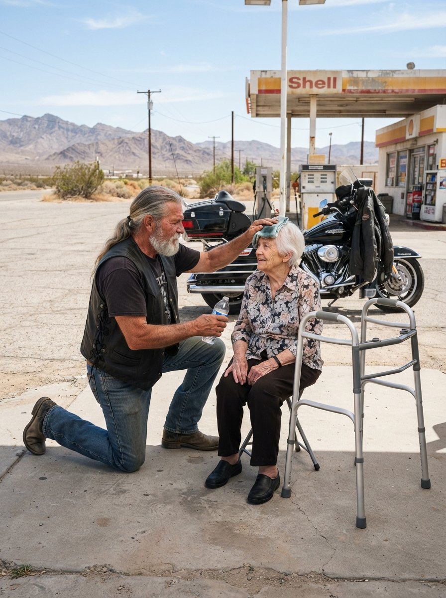 My Own Daughter Left Me To Die At A Gas Station But A Harley Rider Saved Me