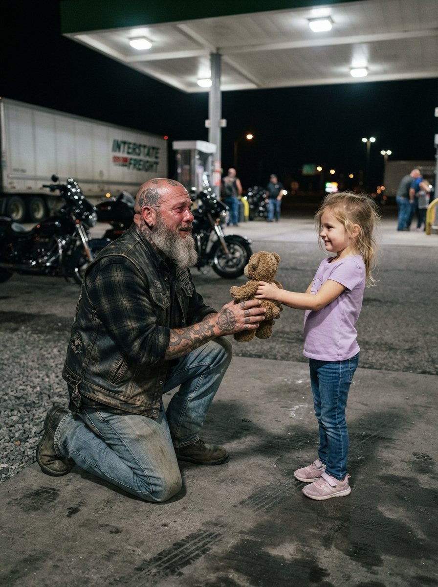 My Child Walked Up to the Scariest Biker and Said Something That Made the Biker Cry