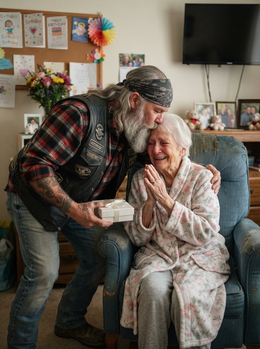 This Biker Visited My Mother’s Nursing Home Every Sunday Lying He Was Her Son And She Believed It