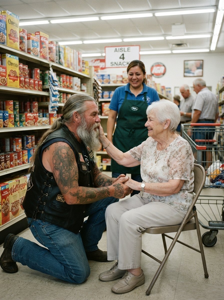I Called 911 On A Biker Attacking An Old Woman But Her Son Begged Me To Hang Up