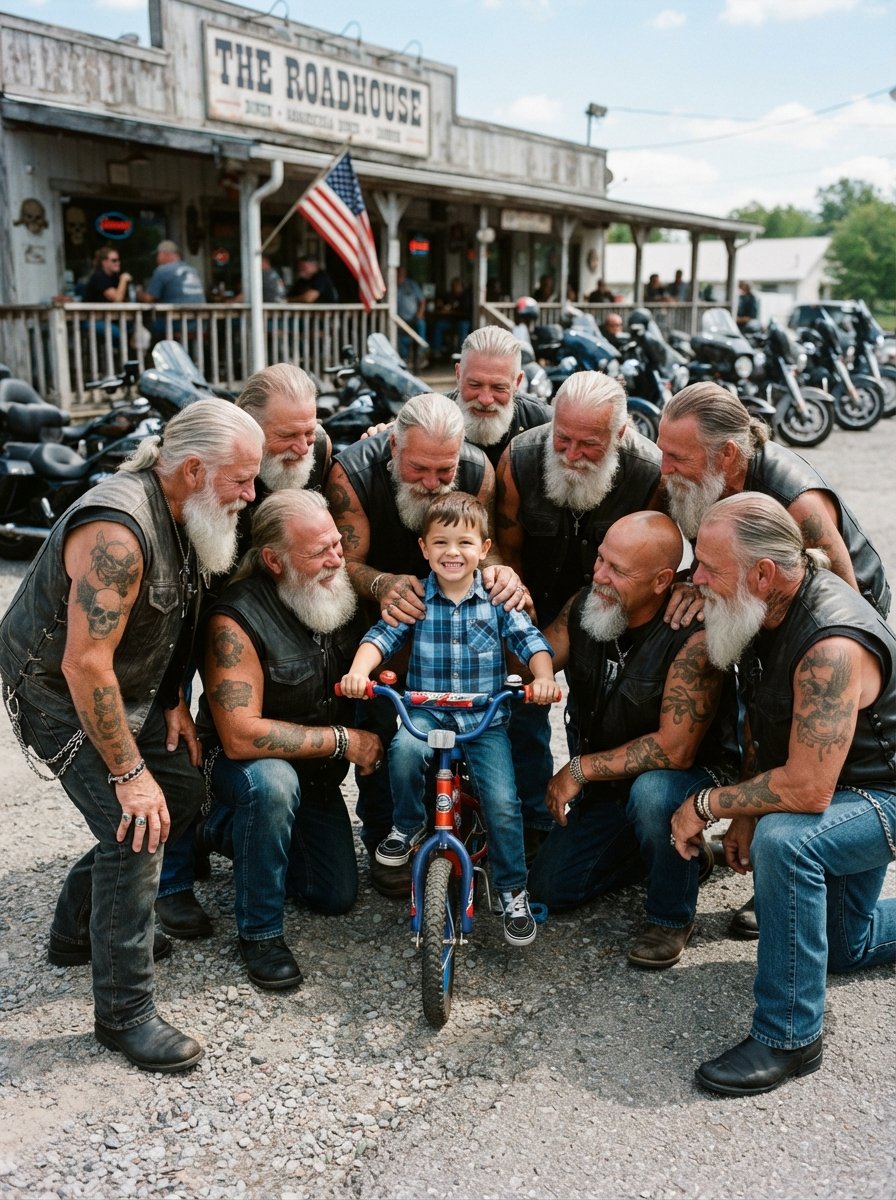 A LITTLE BOY WALKED UP TO OUR BIKER CREW AND TRIED TO SELL HIS BIKE FOR $11