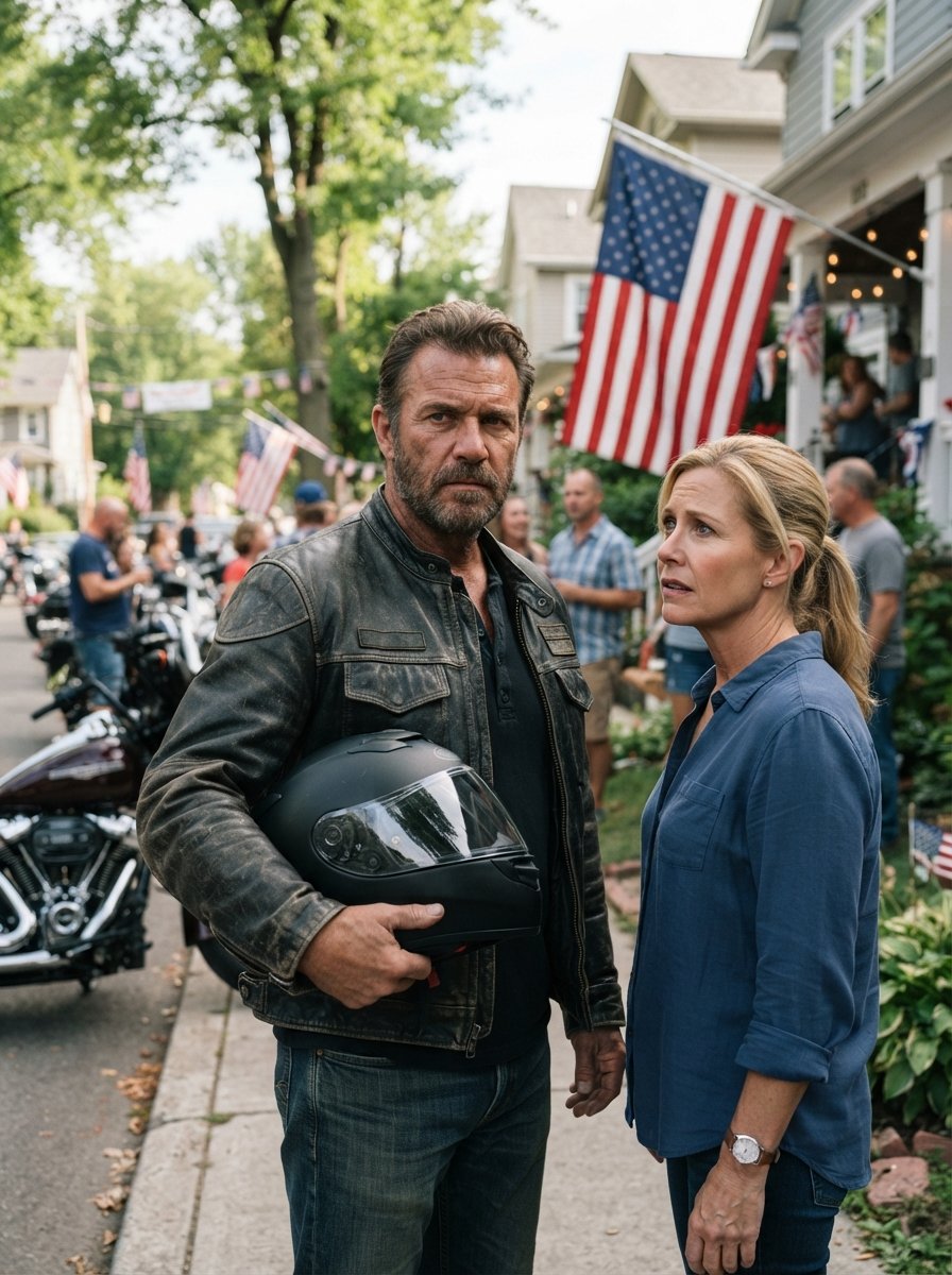 MY NEIGHBOR COST ME A $9,000 RAISE — THEN A STRANGER ON A HARLEY RODE UP HER DRIVEWAY