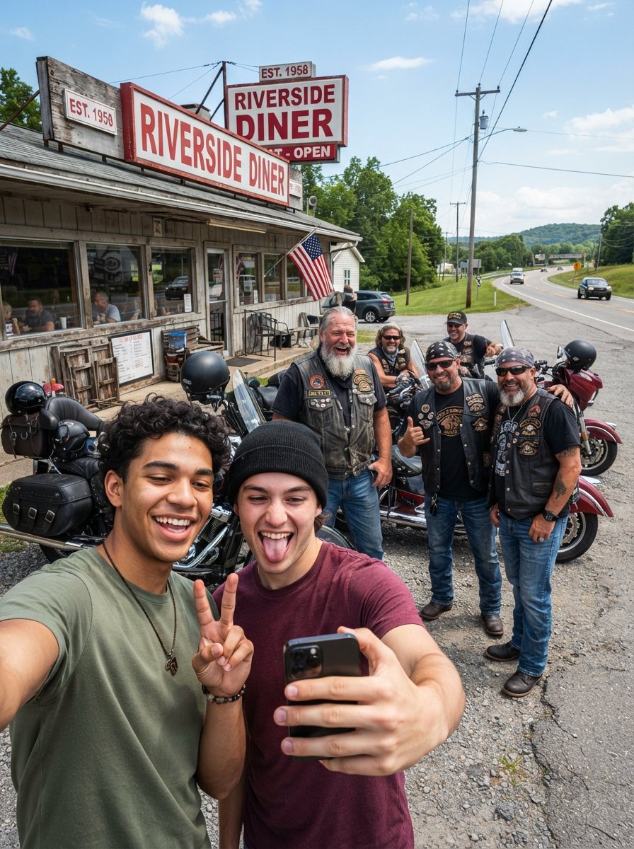 Beaten Teenager Sat In Front Of My Harley And Begged Me To Save His Brother