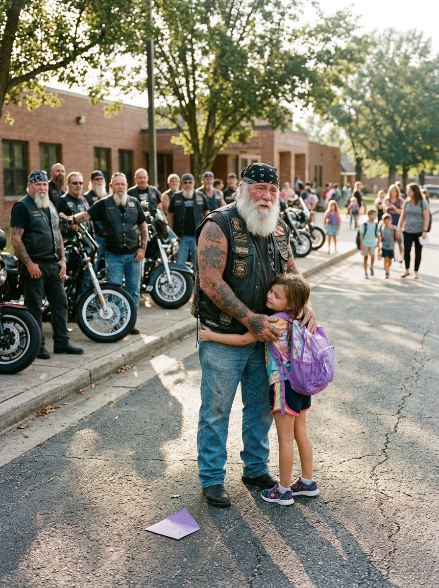 My Autistic daughter Ran Past Her Classmates to Hug a Biker And I Didn’t Understand Why