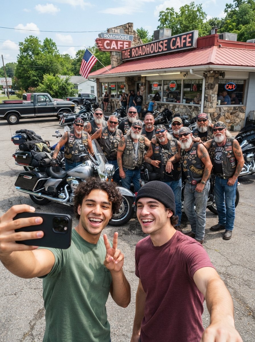 Beaten Teenager Sat In Front Of My Harley And Begged Me To Save His Brother